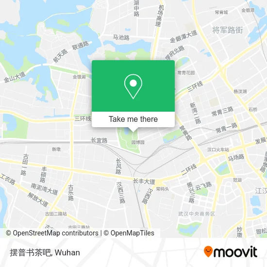 摆普书茶吧 map