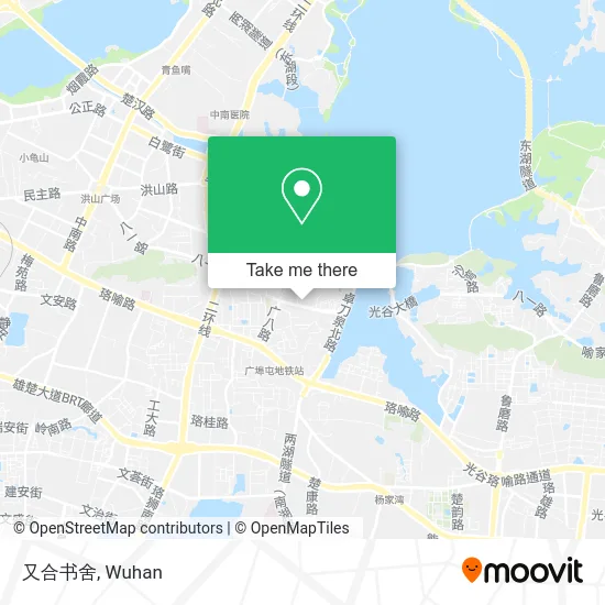 又合书舍 map