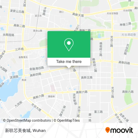 新联芯美食城 map