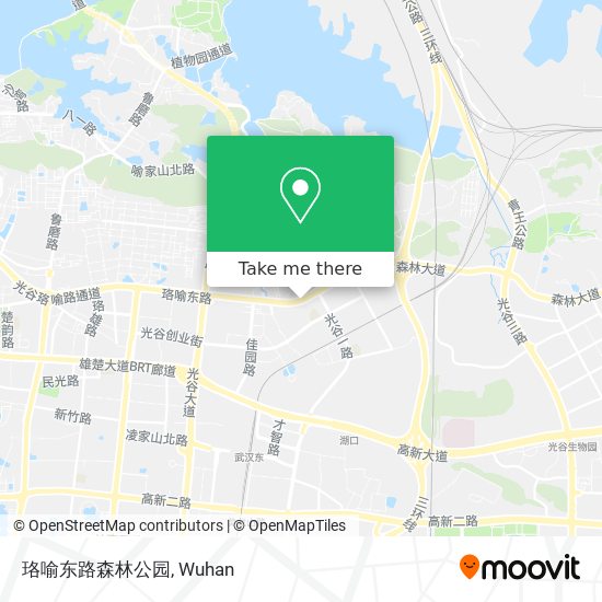 珞喻东路森林公园 map