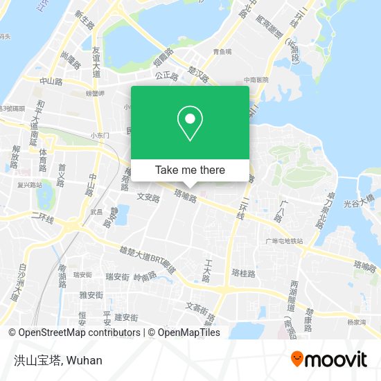 洪山宝塔 map