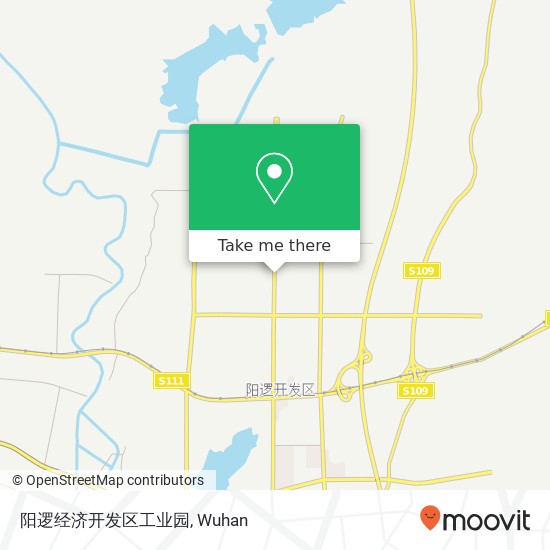 阳逻经济开发区工业园 map