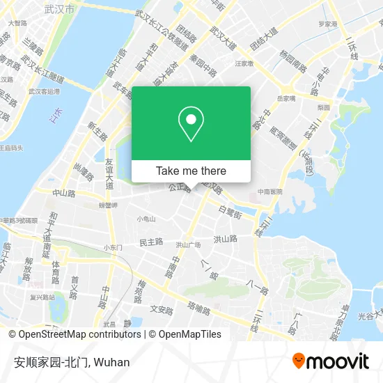 安顺家园-北门 map