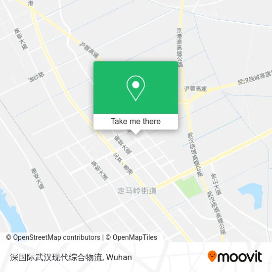 深国际武汉现代综合物流 map