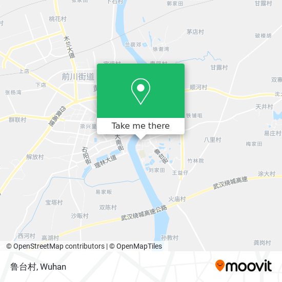 鲁台村 map
