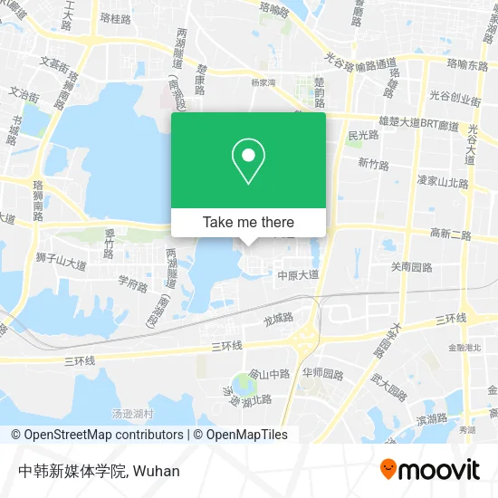 中韩新媒体学院 map