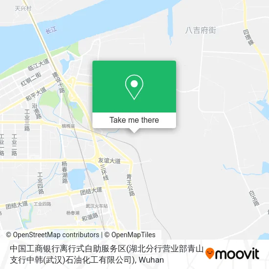 中国工商银行离行式自助服务区(湖北分行营业部青山支行中韩(武汉)石油化工有限公司) map