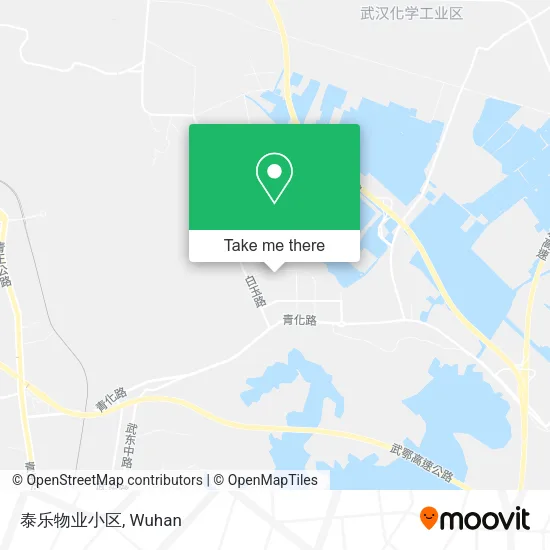 泰乐物业小区 map