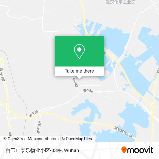 白玉山泰乐物业小区-33栋 map