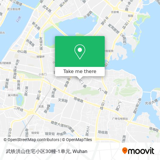 武铁洪山住宅小区30幢-1单元 map
