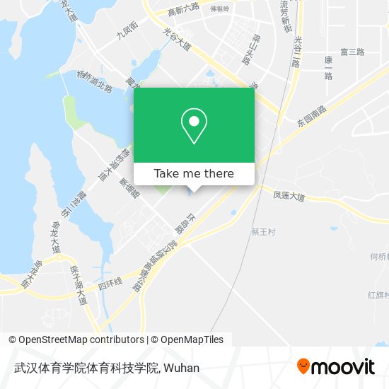武汉体育学院体育科技学院 map