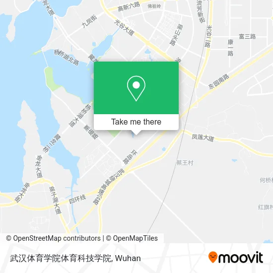 武汉体育学院体育科技学院 map