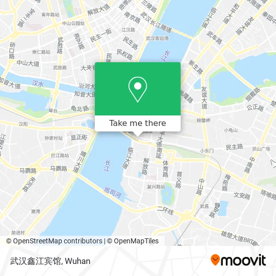 武汉鑫江宾馆 map