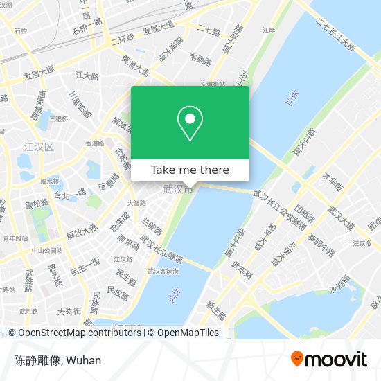 陈静雕像 map
