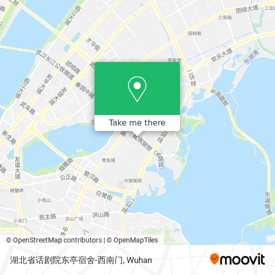 湖北省话剧院东亭宿舍-西南门 map