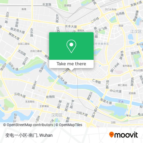 变电一小区-南门 map