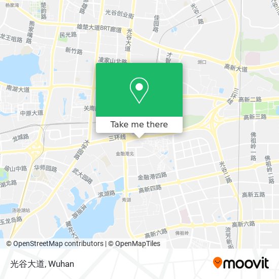 光谷大道 map