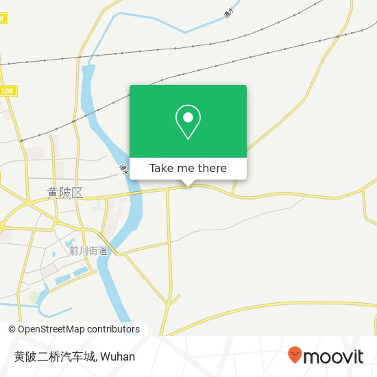 黄陂二桥汽车城 map