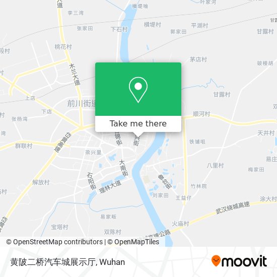 黄陂二桥汽车城展示厅 map