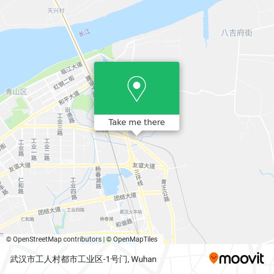 武汉市工人村都市工业区-1号门 map