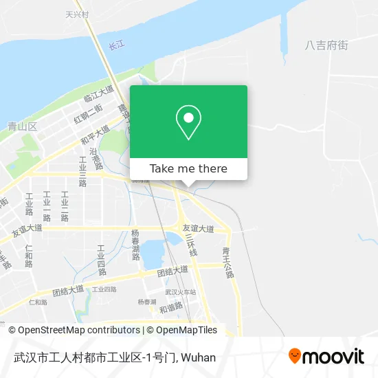 武汉市工人村都市工业区-1号门 map