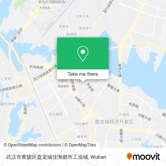 武汉市黄陂区盘龙城佳海都市工业城 map