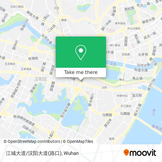 江城大道/汉阳大道(路口) map