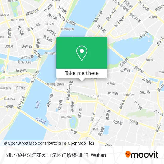 湖北省中医院花园山院区门诊楼-北门 map