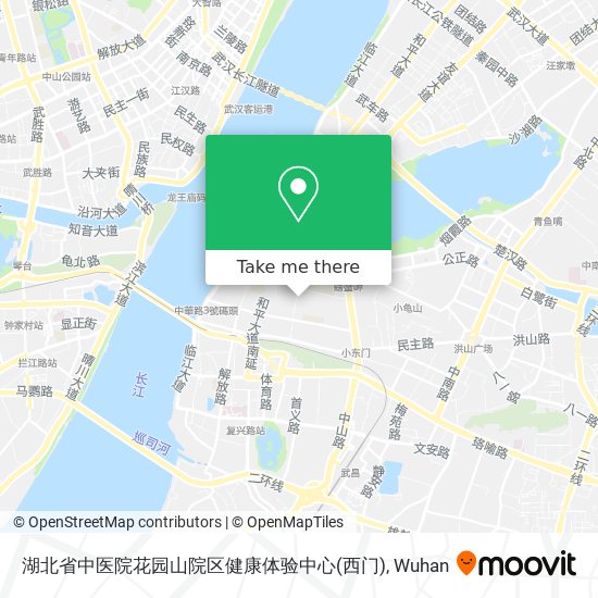 湖北省中医院花园山院区健康体验中心(西门) map