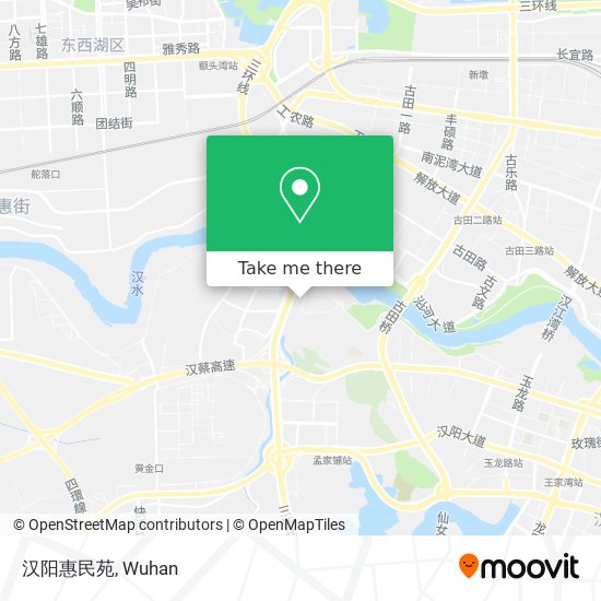 汉阳惠民苑 map
