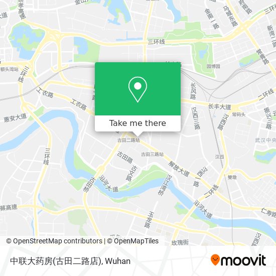 中联大药房(古田二路店) map