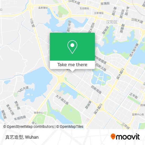 真艺造型 map
