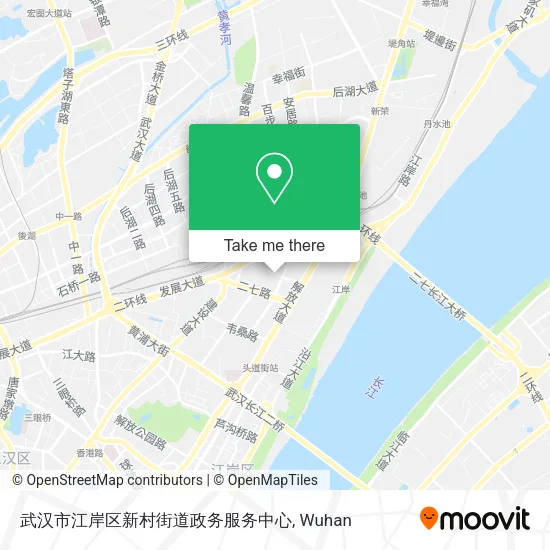 武汉市江岸区新村街道政务服务中心 map