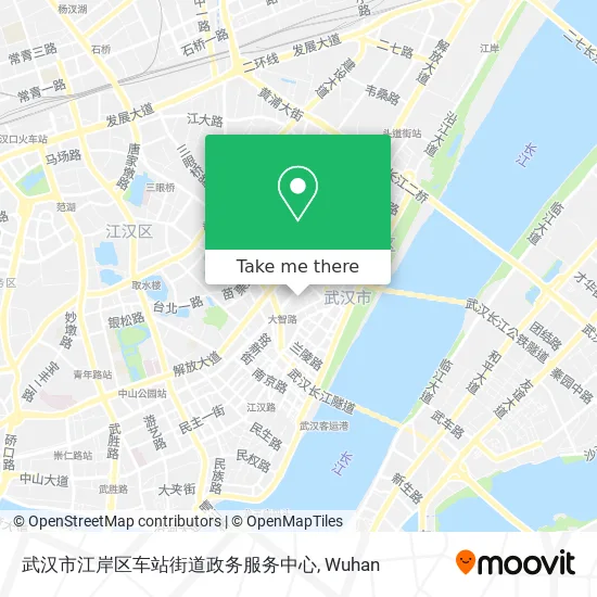 武汉市江岸区车站街道政务服务中心 map