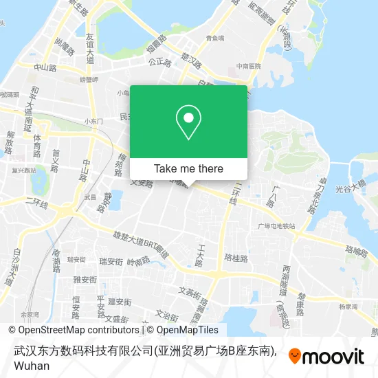 武汉东方数码科技有限公司(亚洲贸易广场B座东南) map