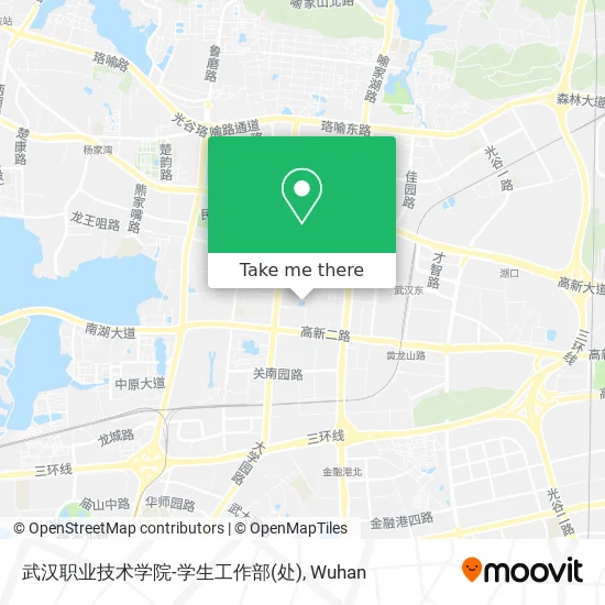 武汉职业技术学院-学生工作部(处) map