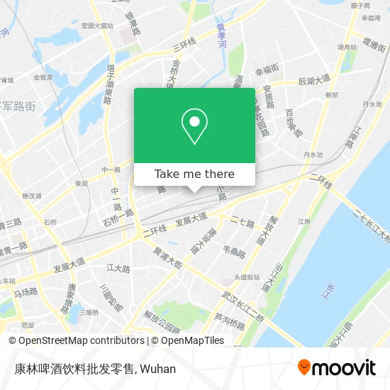 康林啤酒饮料批发零售 map