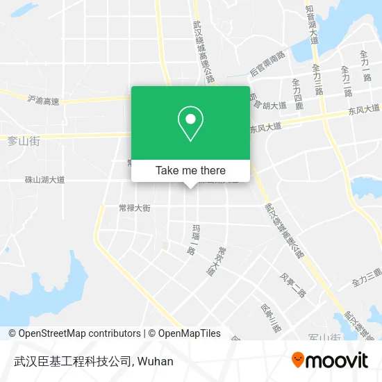 武汉臣基工程科技公司 map