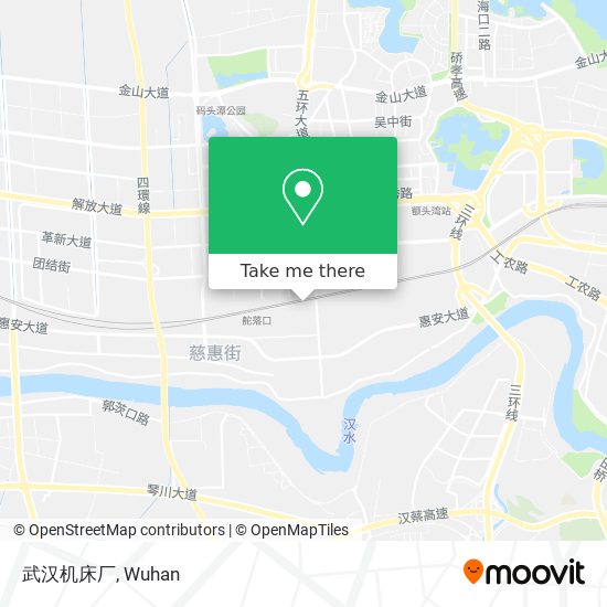 武汉机床厂 map