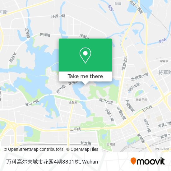万科高尔夫城市花园4期8801栋 map