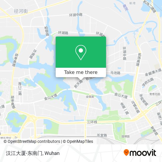 汉江大厦-东南门 map