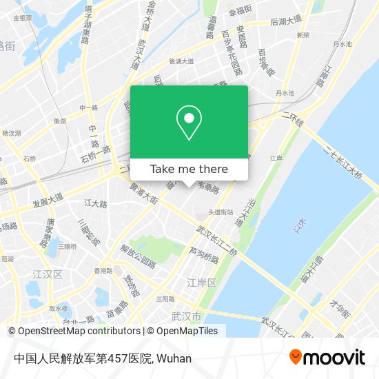 中国人民解放军第457医院 map