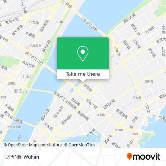 才华街 map