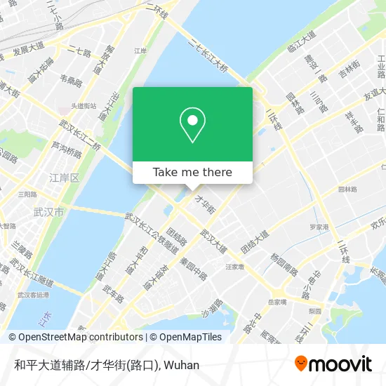 和平大道辅路/才华街(路口) map