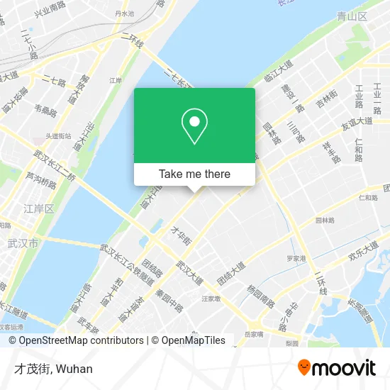才茂街 map