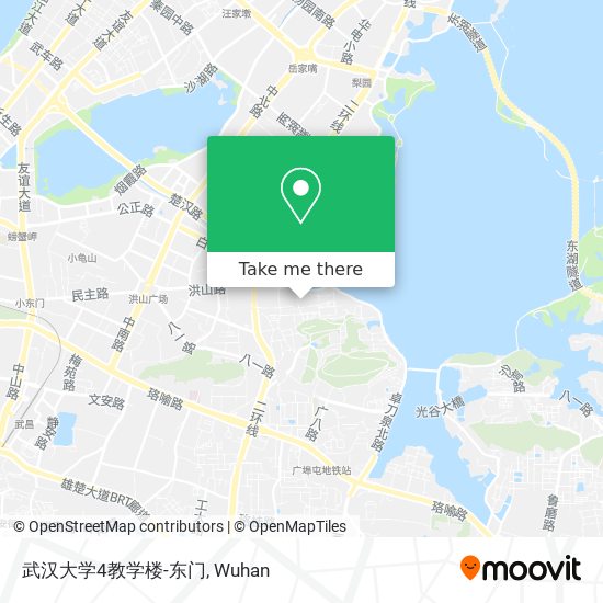 武汉大学4教学楼-东门 map