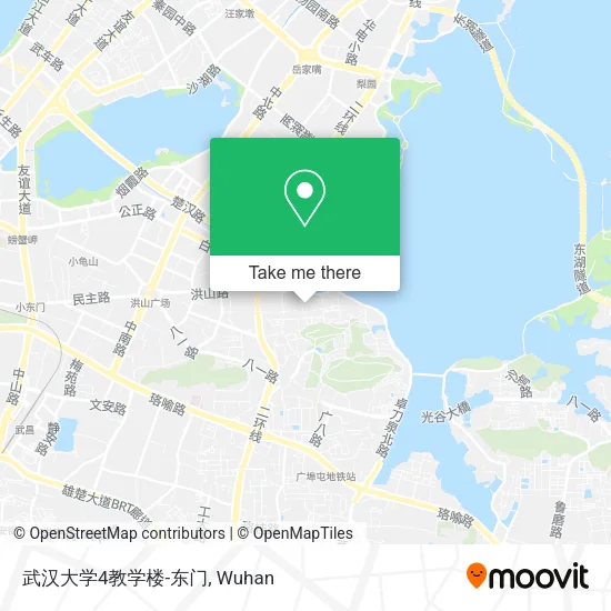 武汉大学4教学楼-东门 map