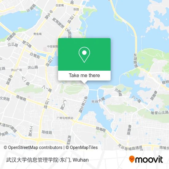武汉大学信息管理学院-东门 map
