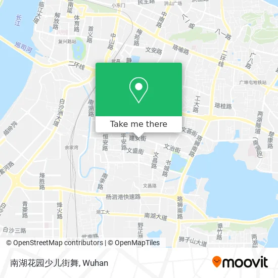 南湖花园少儿街舞 map