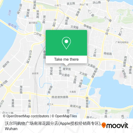 沃尔玛购物广场南湖花园分店(Apple授权经销商专区) map